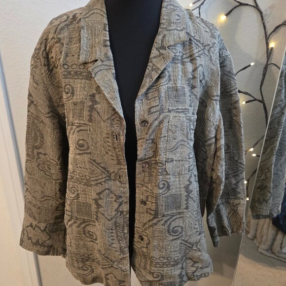 Chico's Tops - Chico's Design Blouse/Cardigan - Size 2 - EUC